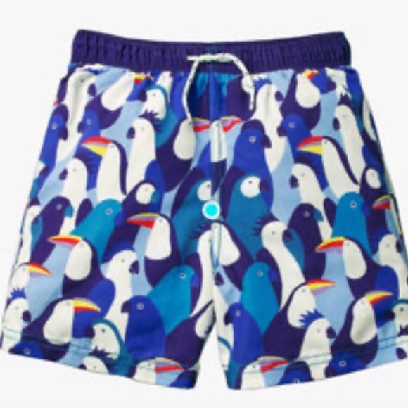 Mini Boden Other - Mini Boden Boys Penguin Swimsuit Sz 3-4Y
